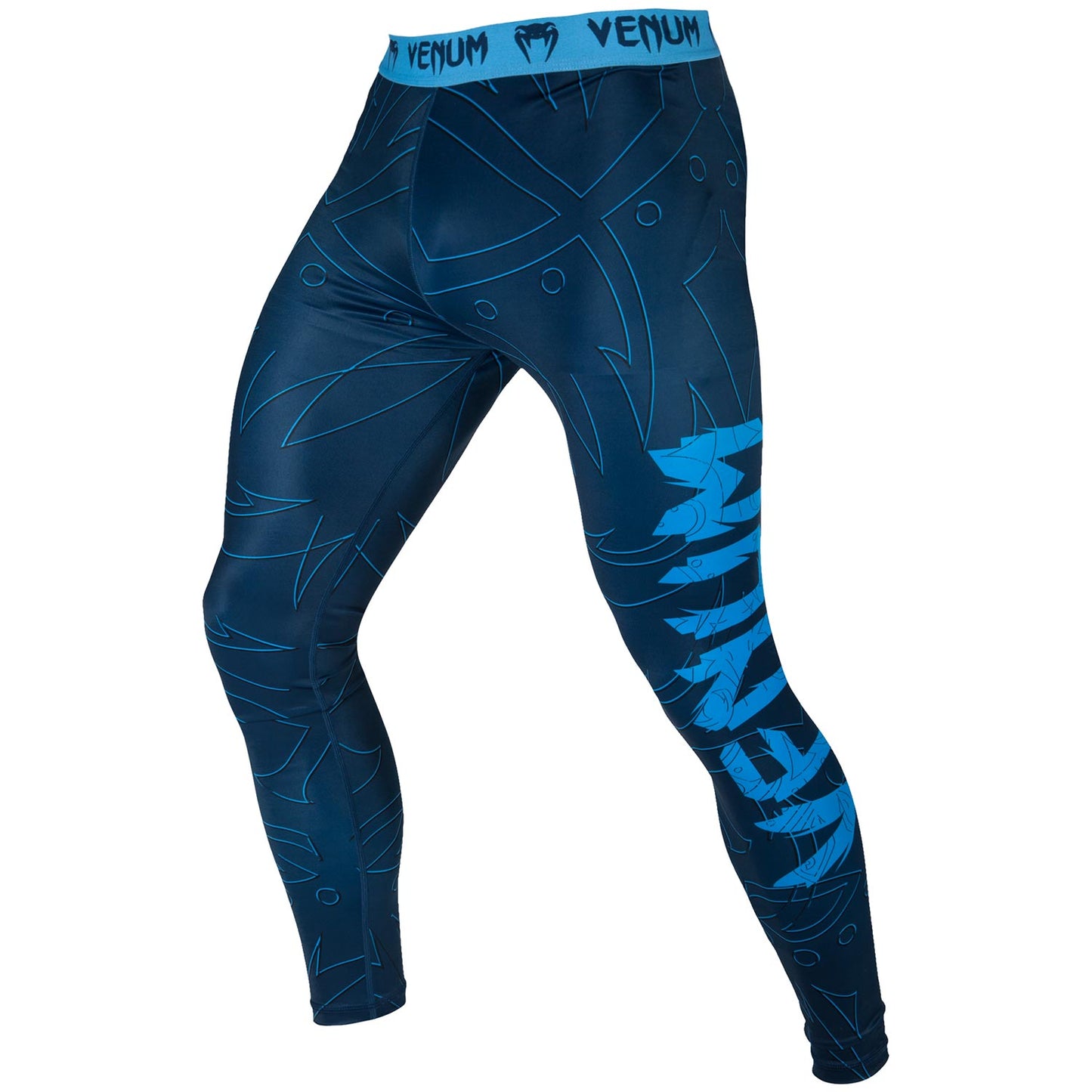 collant a compressione Venum Nightcrawler - blu navy