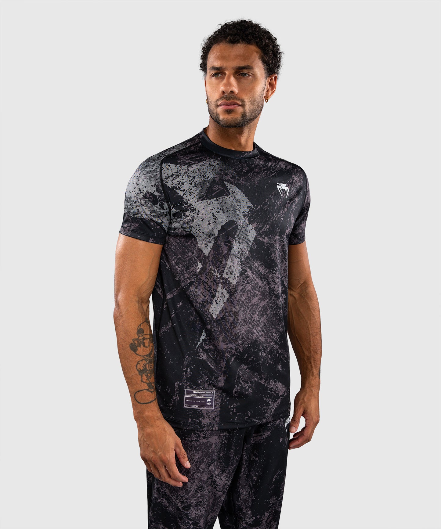 Venum Rage & Workout Dry-Tech-T-Shirt - Schwarz/Grau