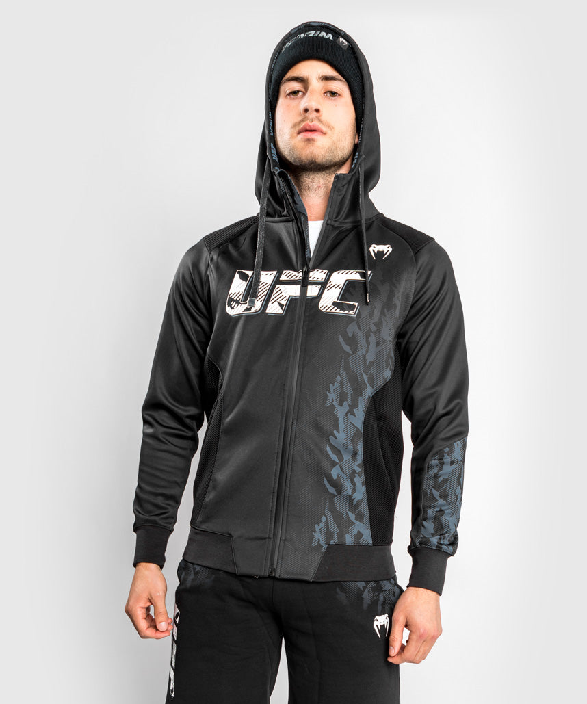 UFC Men's Zipped Sweatshirt Venum Authentic Fight Week - Black