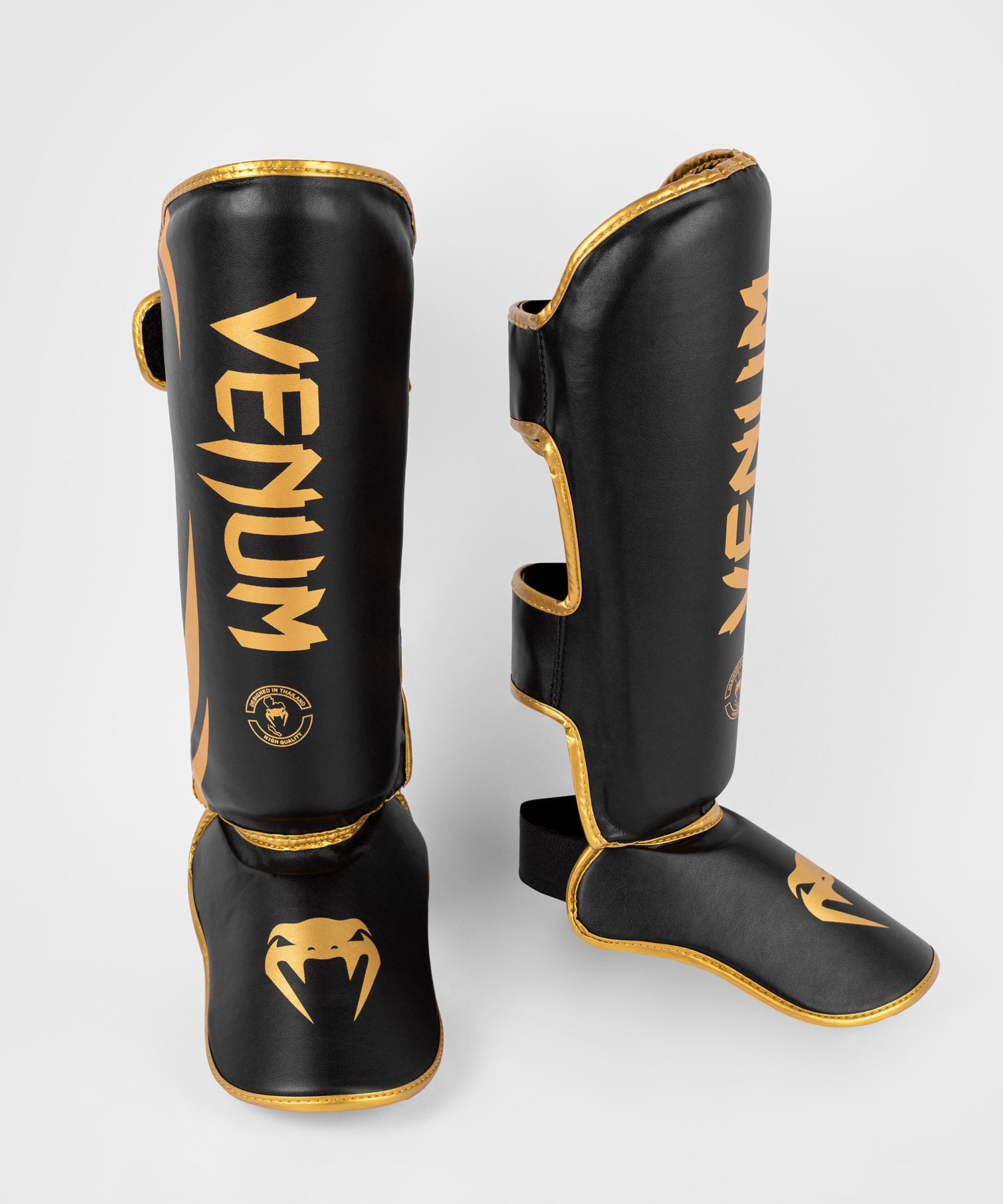 Protège-tibias Venum Charger - Mousse Haute Densité, Polyuréthane, Noir - Taille L - Idéal Pour Débutants