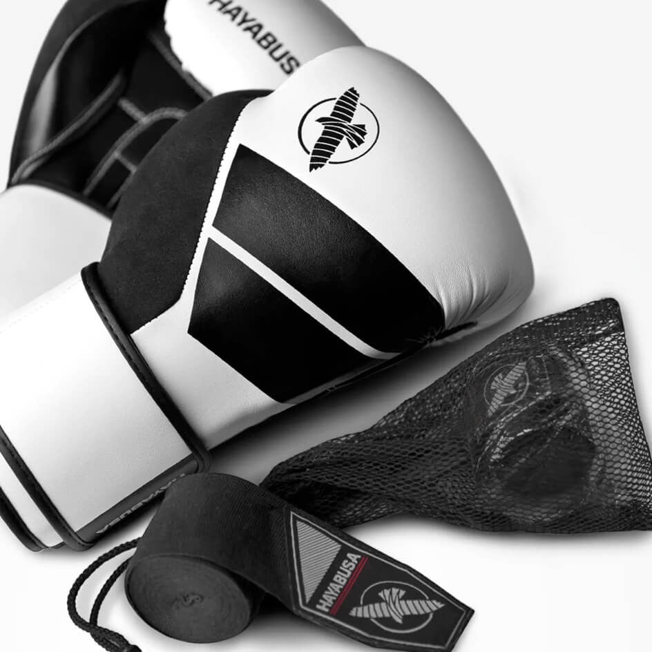 Hayabusa S4 Boxing Gloves - White