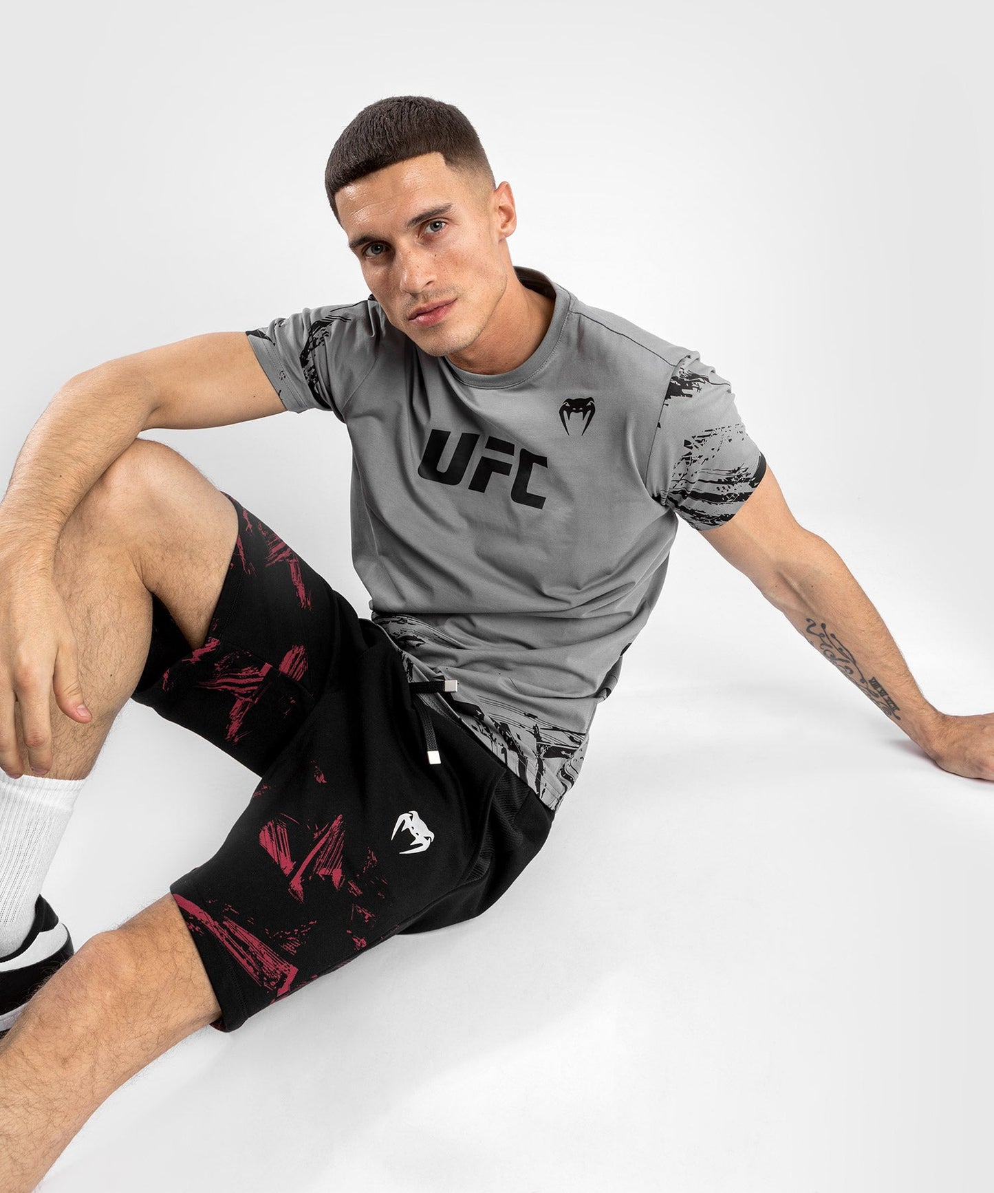 UFC T-Shirt Venum Authentic Fight Week 2.0 - Short Sleeve - Grey