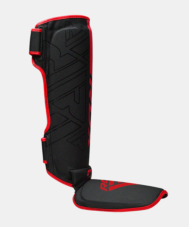 RDX F6 Kara Schienbeinschoner - Schwarz/Rot