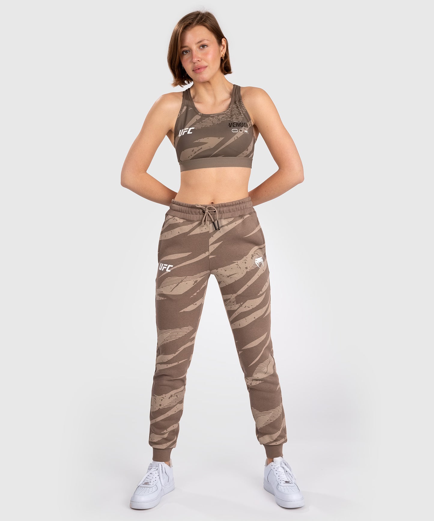 UFC Adrenaline by Venum Fight Week Frauen Baumwollhose - Desert Camo