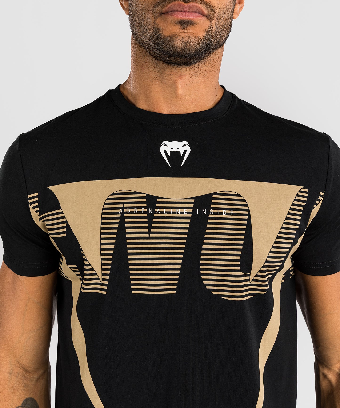 Venum Adrenaline T-Shirt – Nero/Sabbia