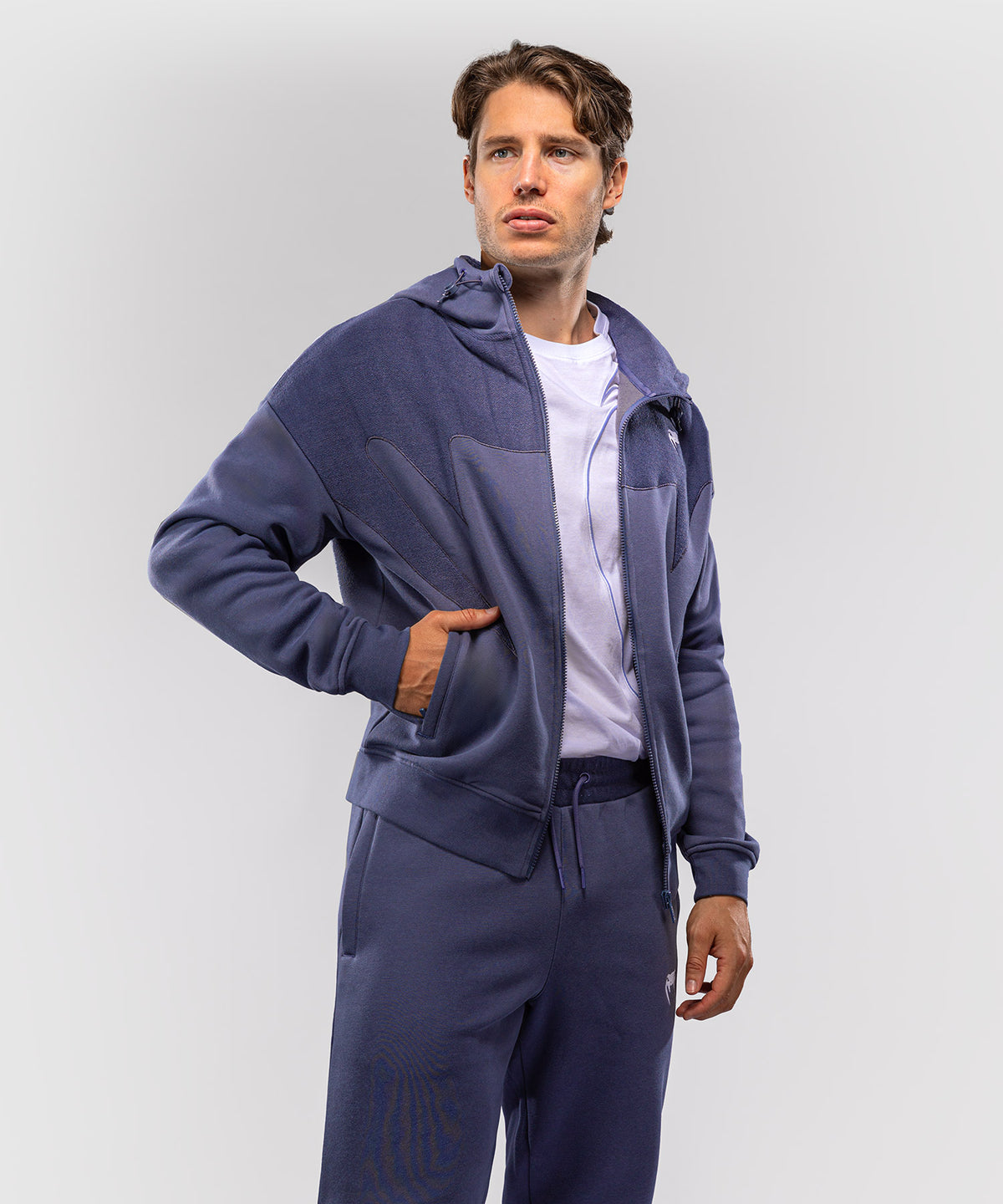 Venum Attack Fleece & Weave Trainingsjacke - Blau