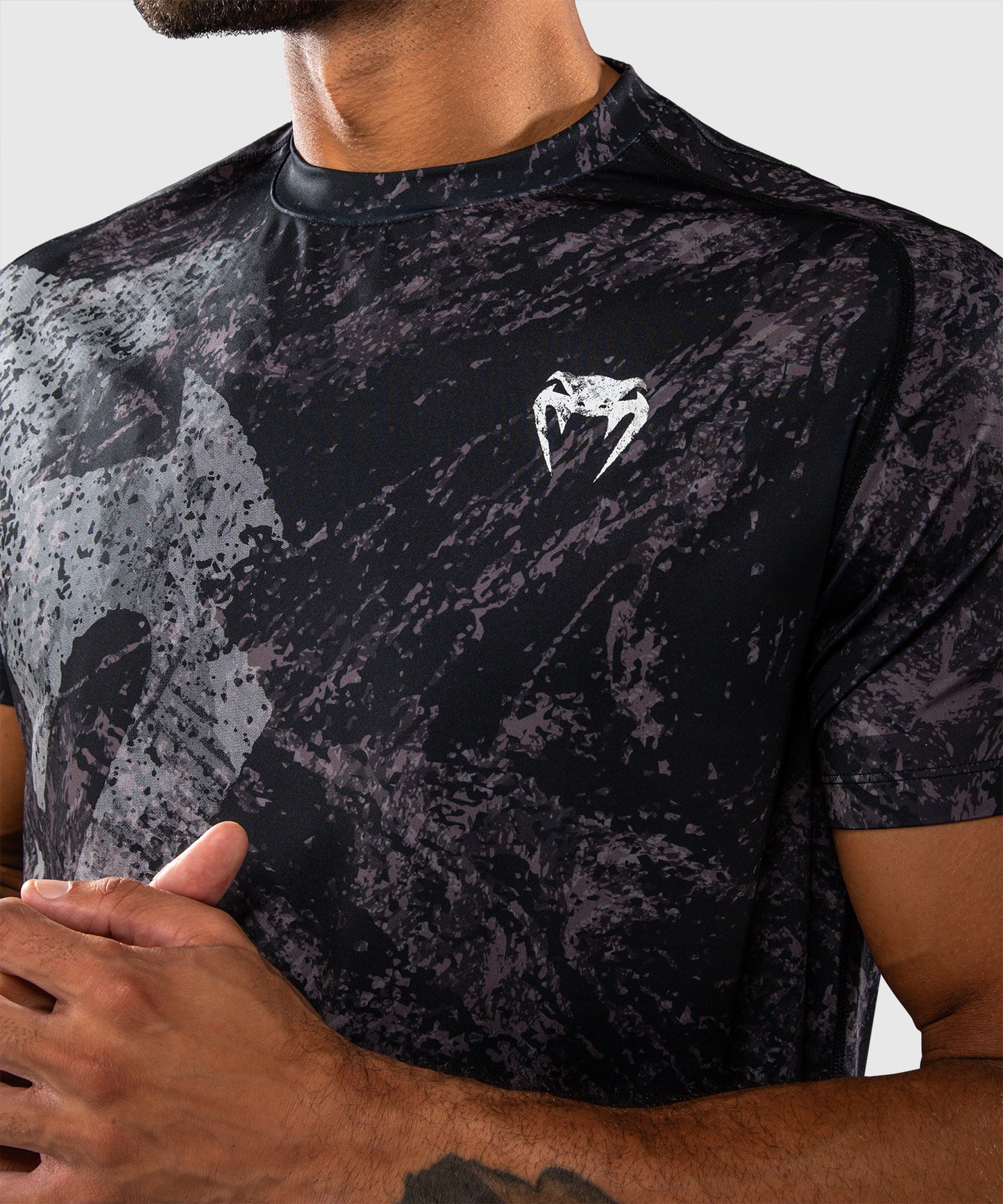 Venum Rage & Workout Dry-Tech-T-Shirt - Schwarz/Grau