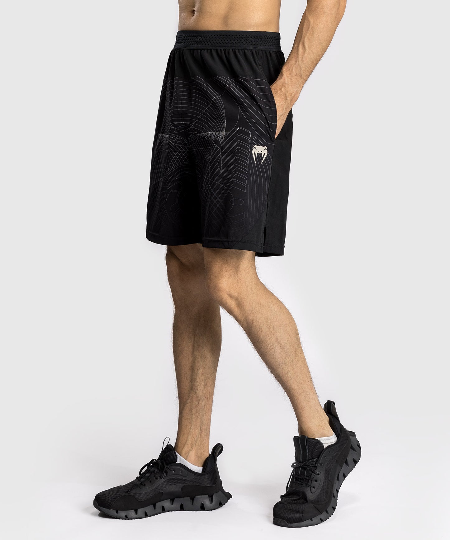 Venum G-Fit Air Pantaloni da Allenamento Uomo - Nero Profondo/Sabbia Del Deserto