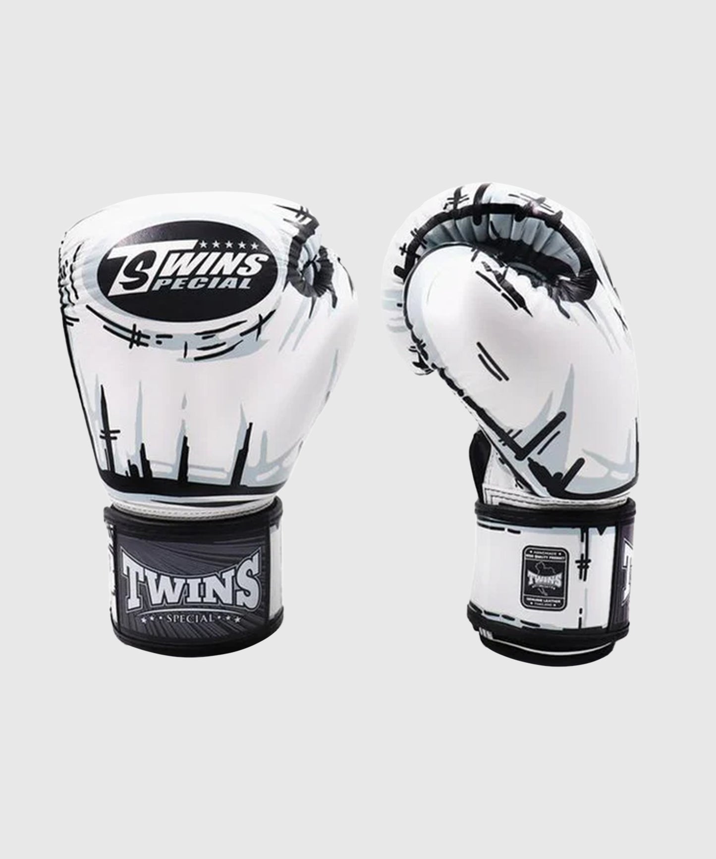 Twins FBGVL4 Comic Boxhandschuhe - Weiß