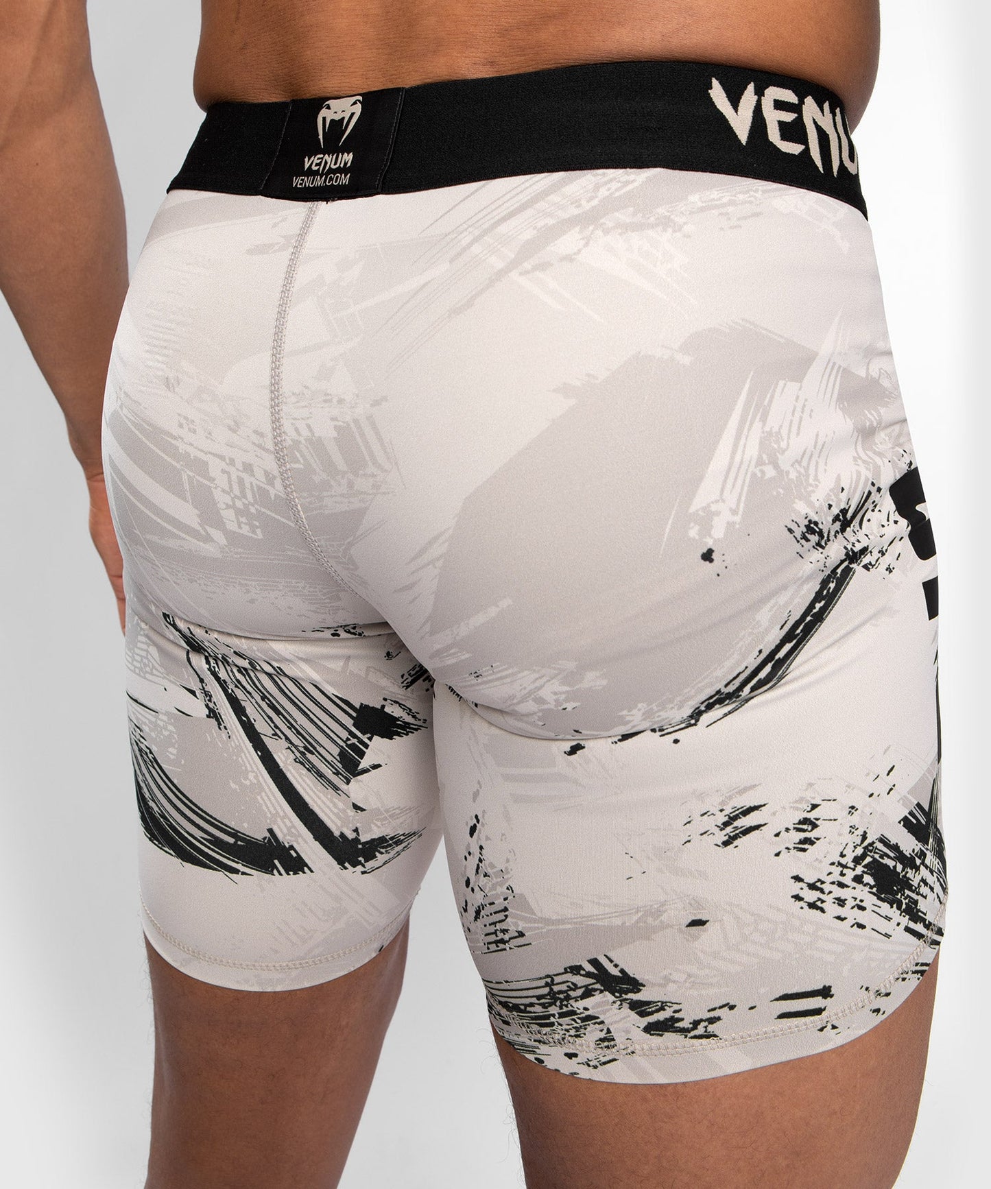 UFC Venum Authentic Fight Week 2.0 Compression Short - Black/Sand