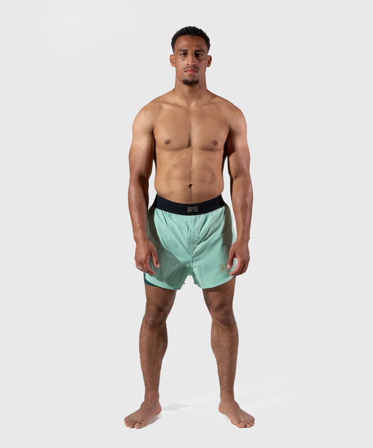 Metal Boxe Deep Waters 2-in-1 Fight Shorts - Green