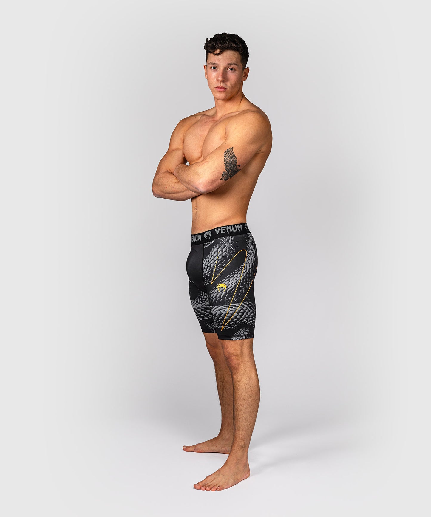 Venum Matupa Kompressionsshort - Schwarz/Grau/Gold