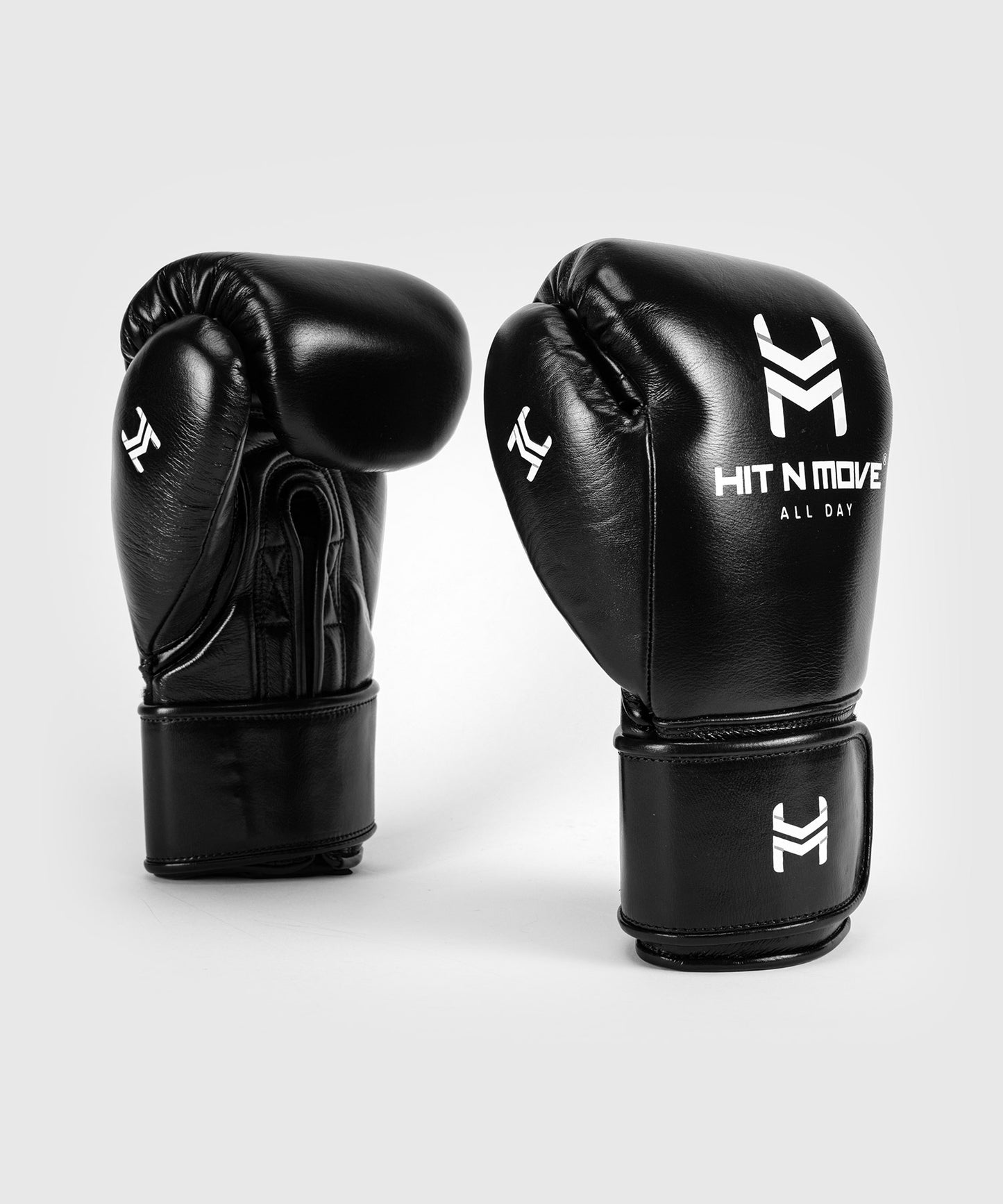 Hit N Move All Day® Pro Balance Guantes de Boxeo - Negro