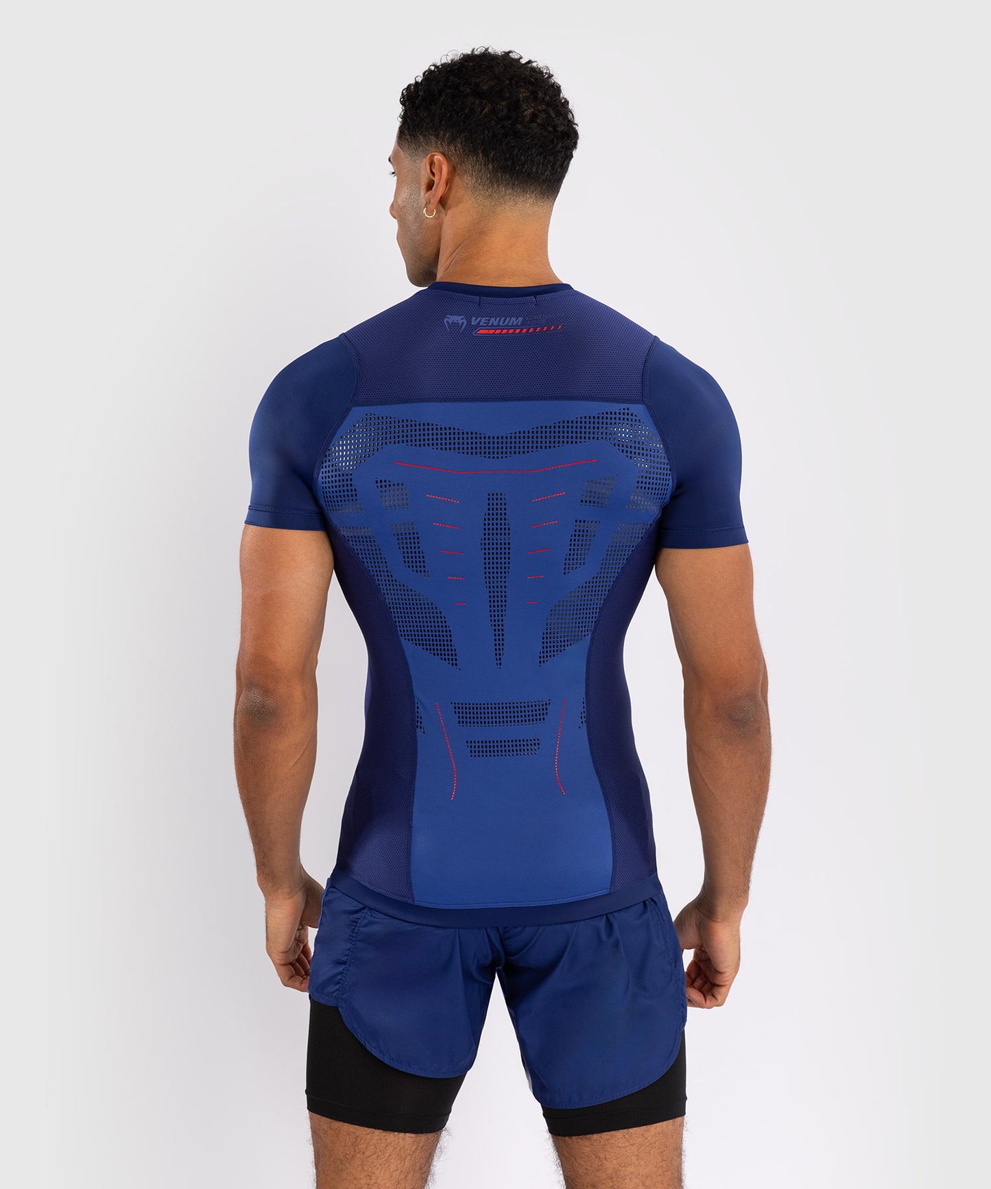 Venum Technical 3.0 Rashguard a Maniche Corte - Blu Notte