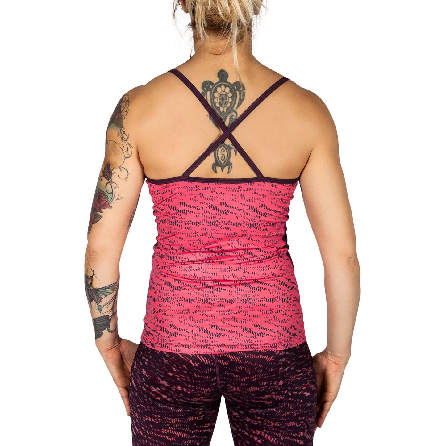 Venum Camoline Tank Top - Coral/Dark Purple