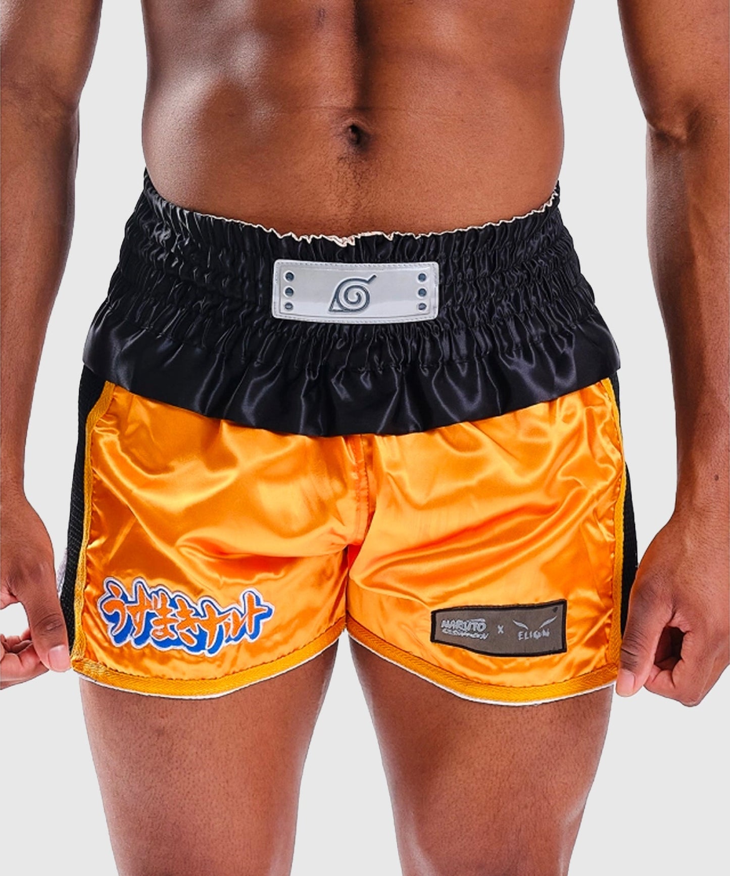Elion X Naruto Naruto Muay Thai Shorts - Orange