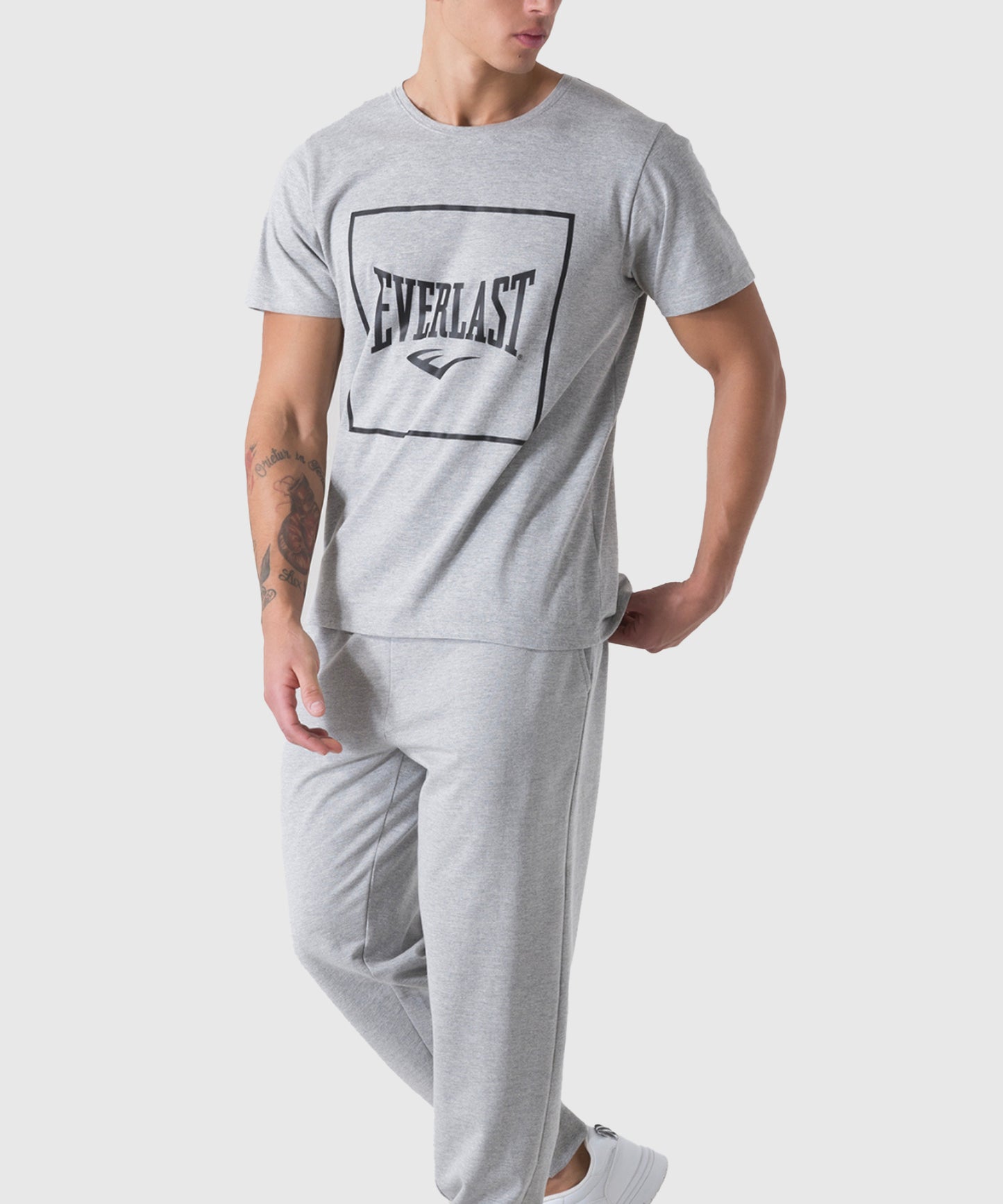T-shirt Everlast Regular Square - Gris Chiné