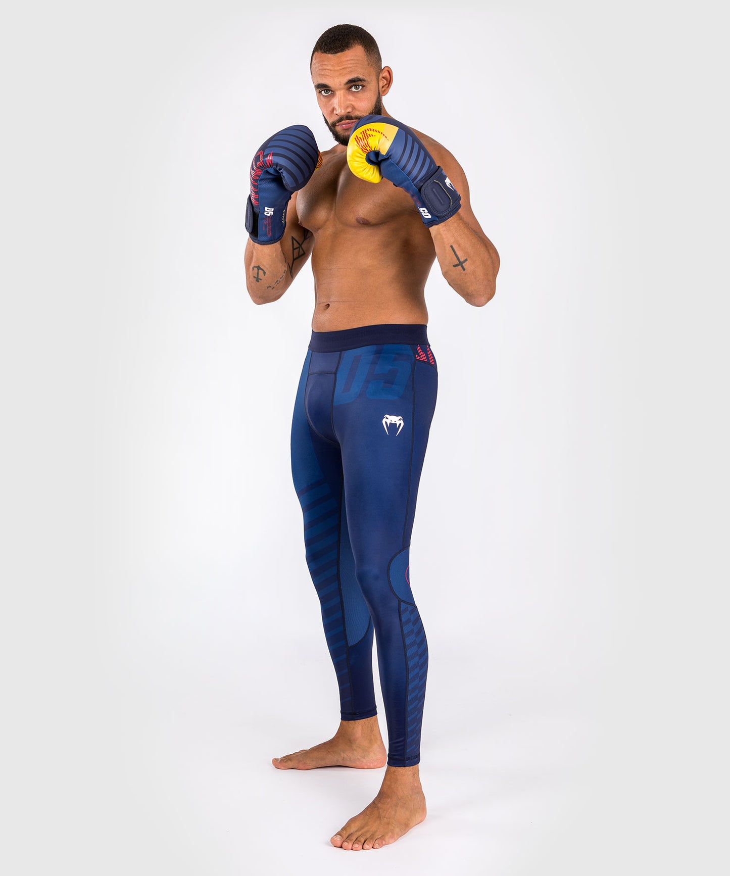 Pantalon de compression Venum Sport 05 - Bleu/Jaune