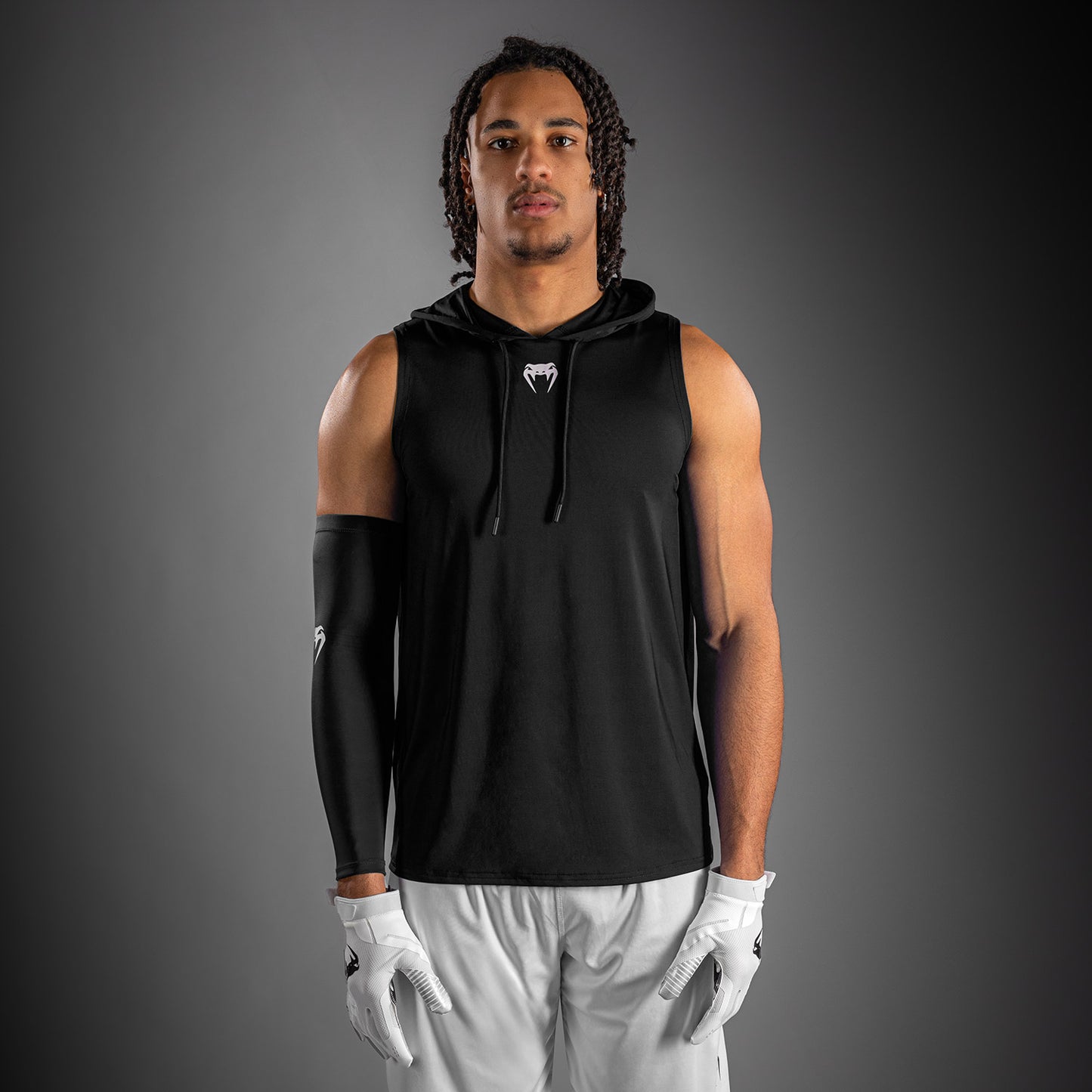 Sweat à capuche Dry Tech sans manches Venum Elite - Noir