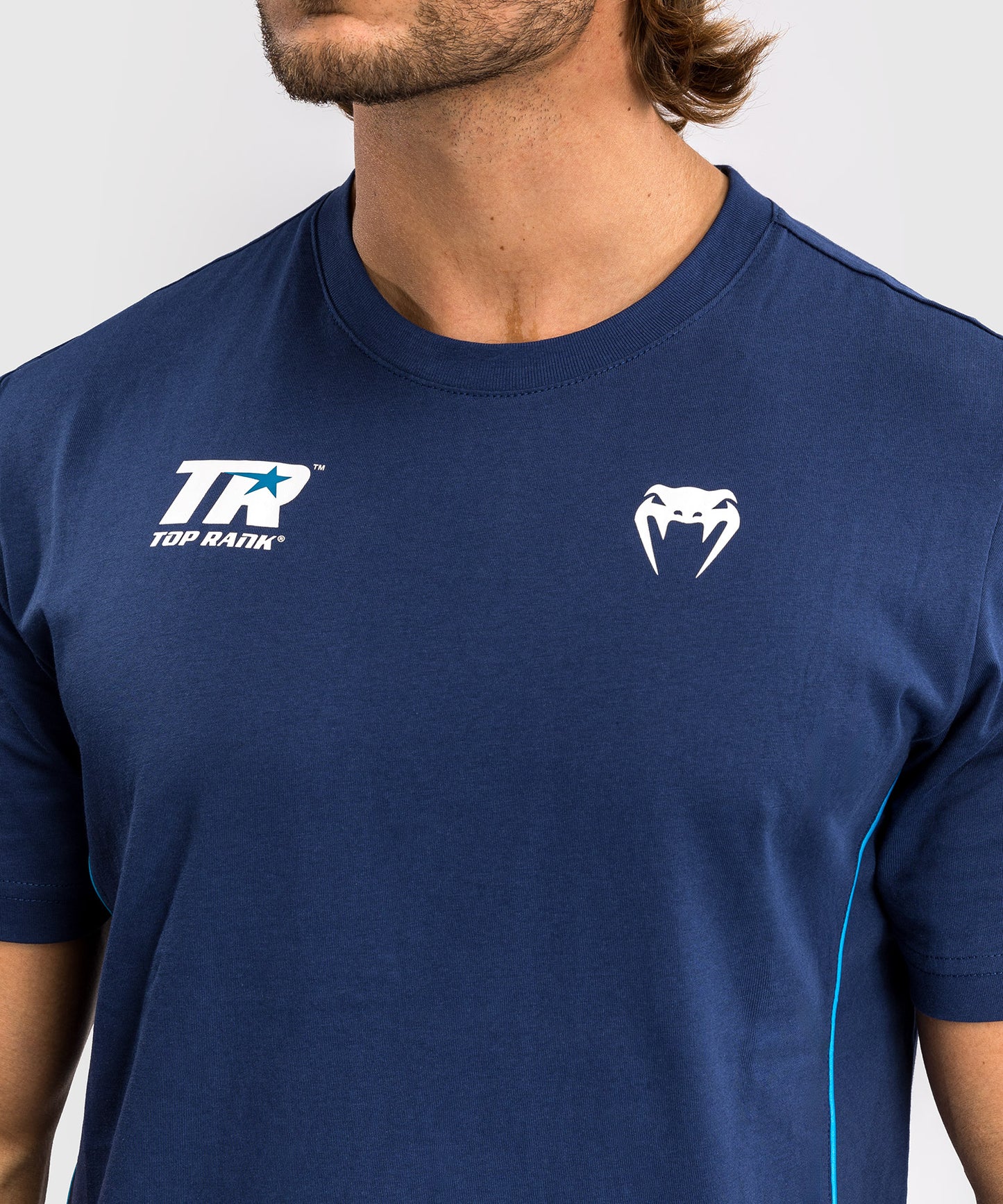 Venum x Top Rank Original Camiseta para Hombre - Azul Marino