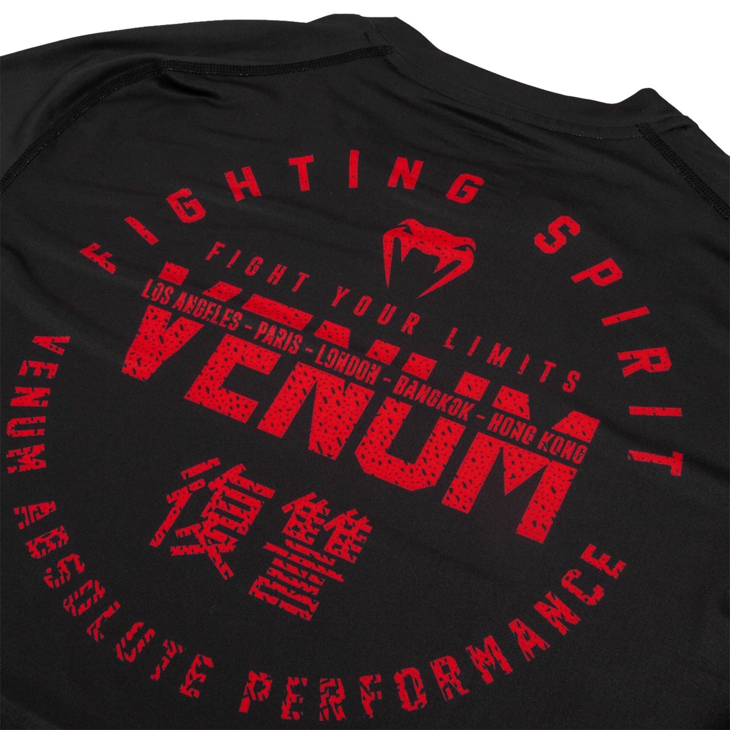 Dry Tech Venum Signature T-shirt - Black/Red