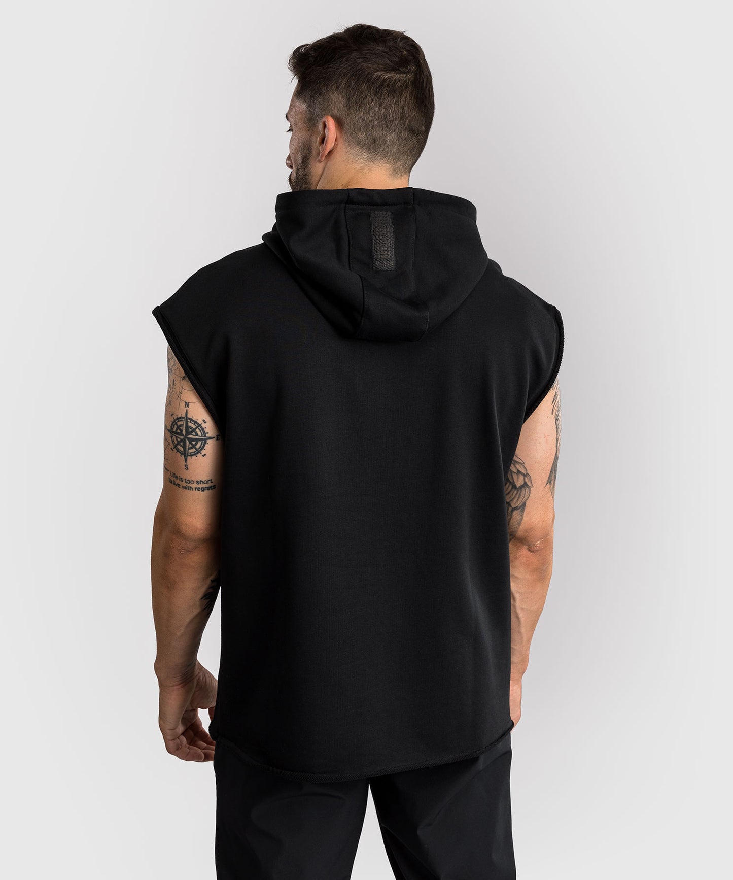 Venum Boxing VT Ärmelloser Hoodie - Schwarz/Weiß