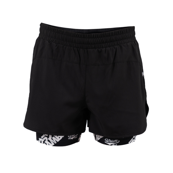 Scramble Dual Layer Fightshorts - Negro