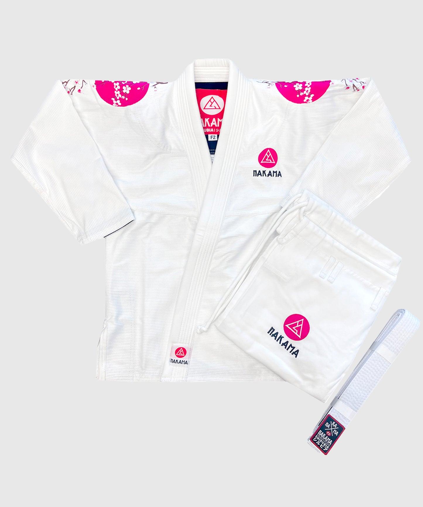 Nakama Shirubia Damen BJJ Gi - Weiß