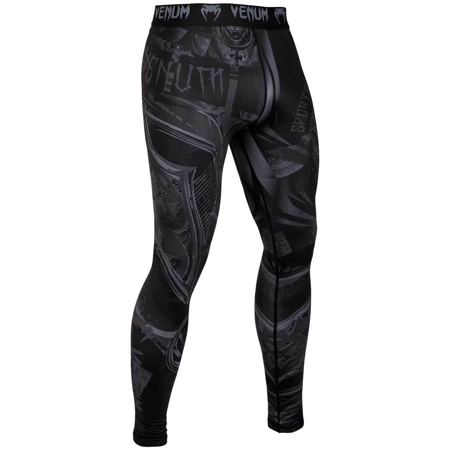 Pantalon de Compression Venum Gladiator 3.0 - Noir/Noir - Exclusivité