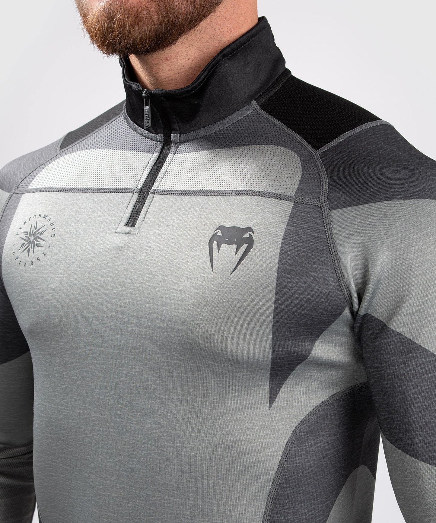 Dry Tech Venum Stone T-Shirt - Long Sleeve - Mineral Green