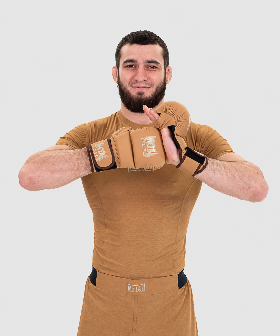 Metal Boxe Caucasian Hills Performance Rashguard - Beige