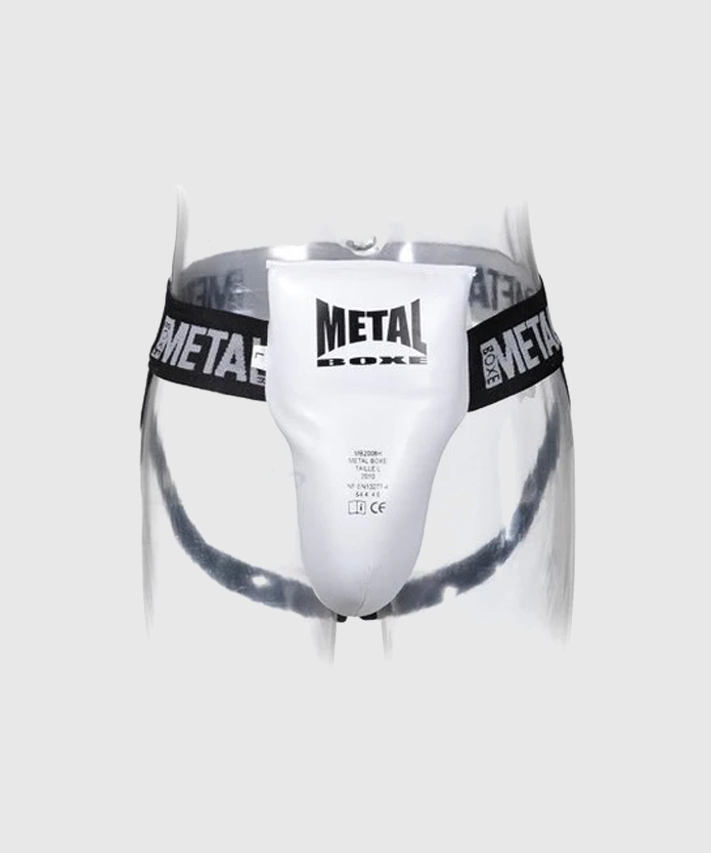Coquille de ProtectionMetal Boxe Anatomique Metal - Blanc