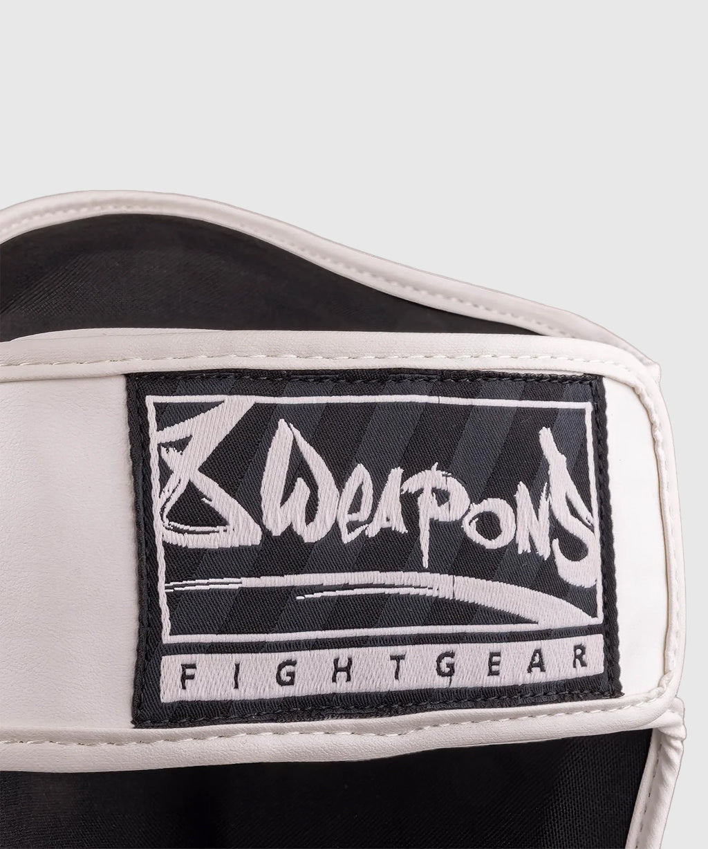 8 Weapons Unlimited 2.0 Shin Guards - White/Black