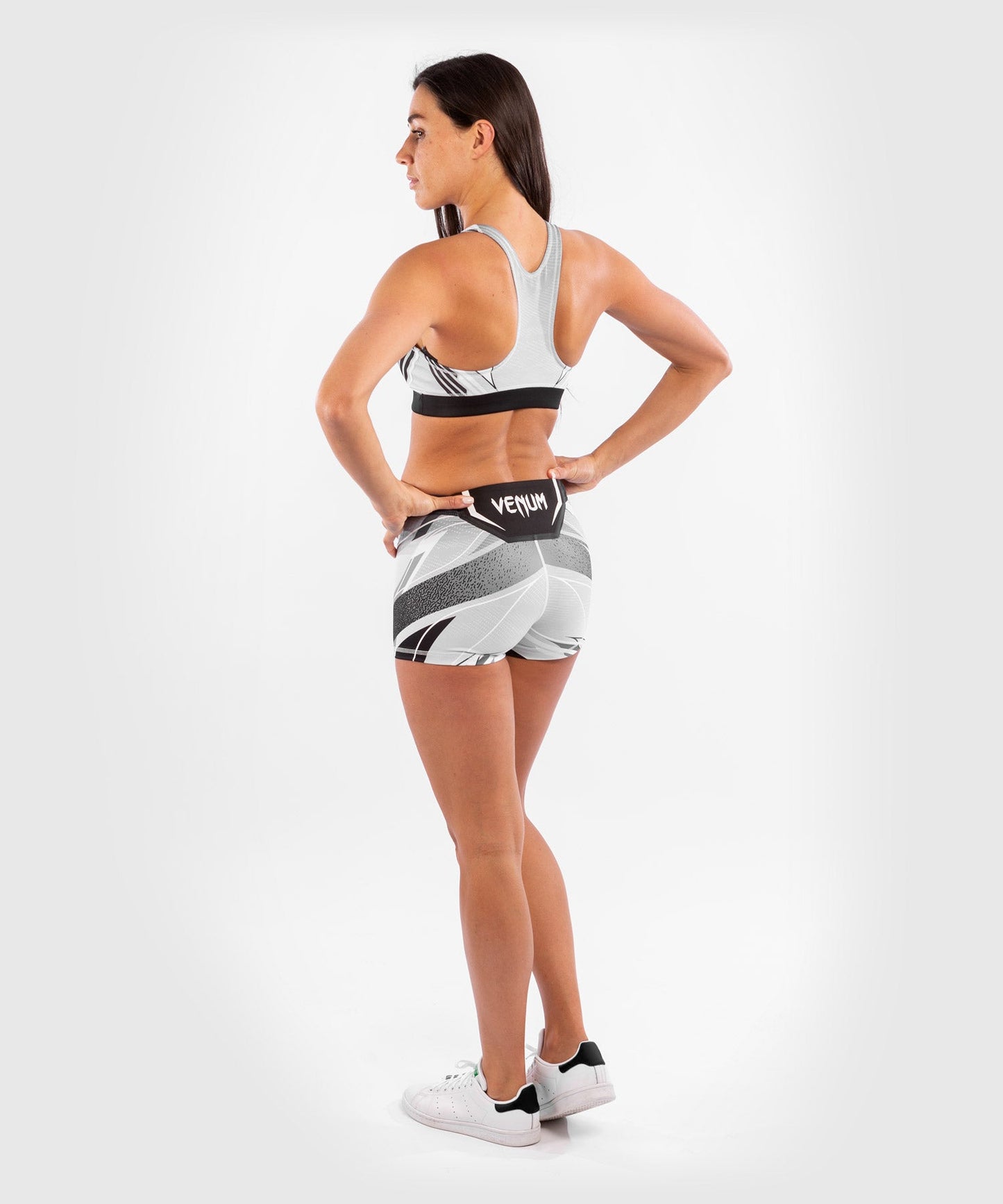 Women's UFC Venum Authentic Fight Night Compression Short - Short Cut - White