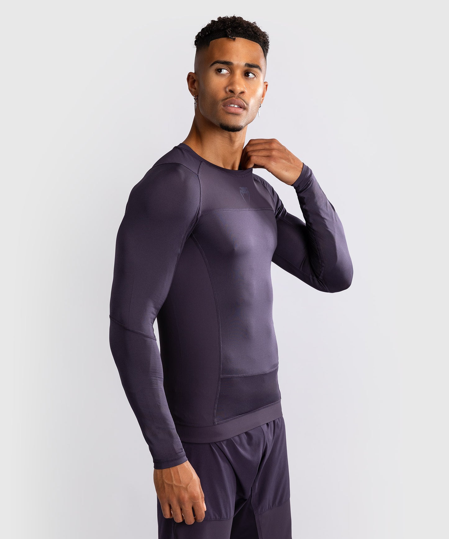 Venum G-Fit Air Herren Langarm Rashguard - Tiefpurpur