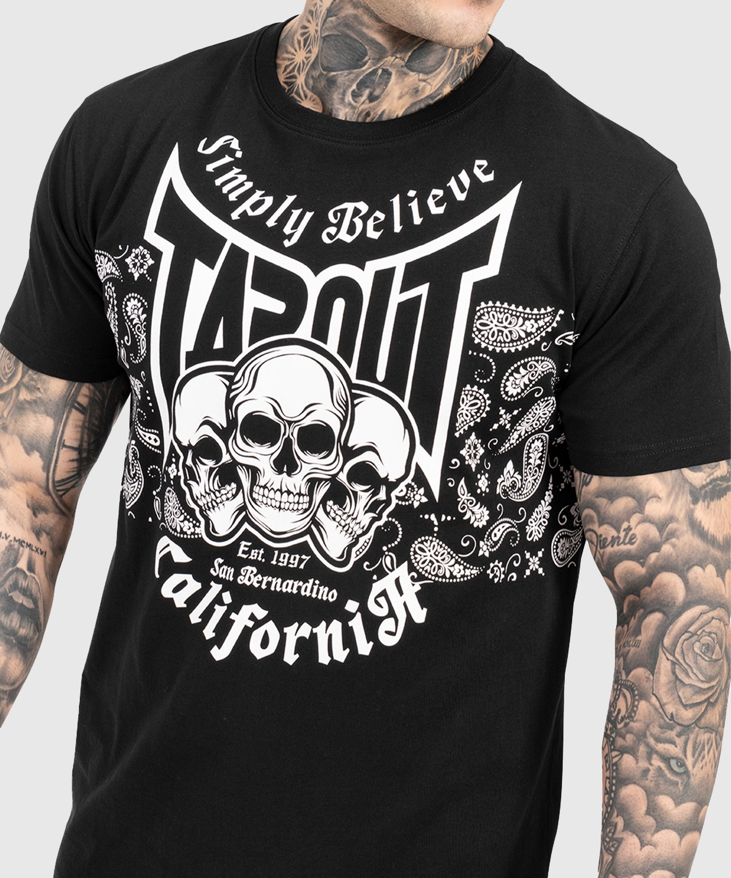 Tapout Adelantos Camiseta - Negro