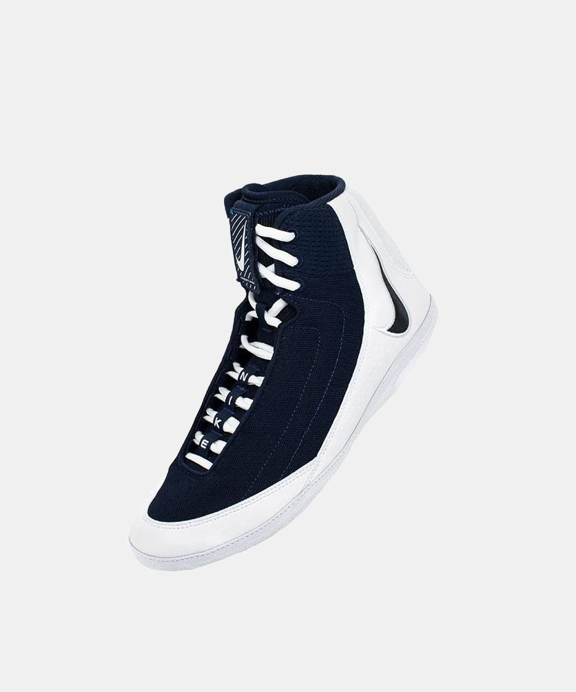Chaussures de Lutte Inflict 4 Nike - Bleu Marine/Blanc