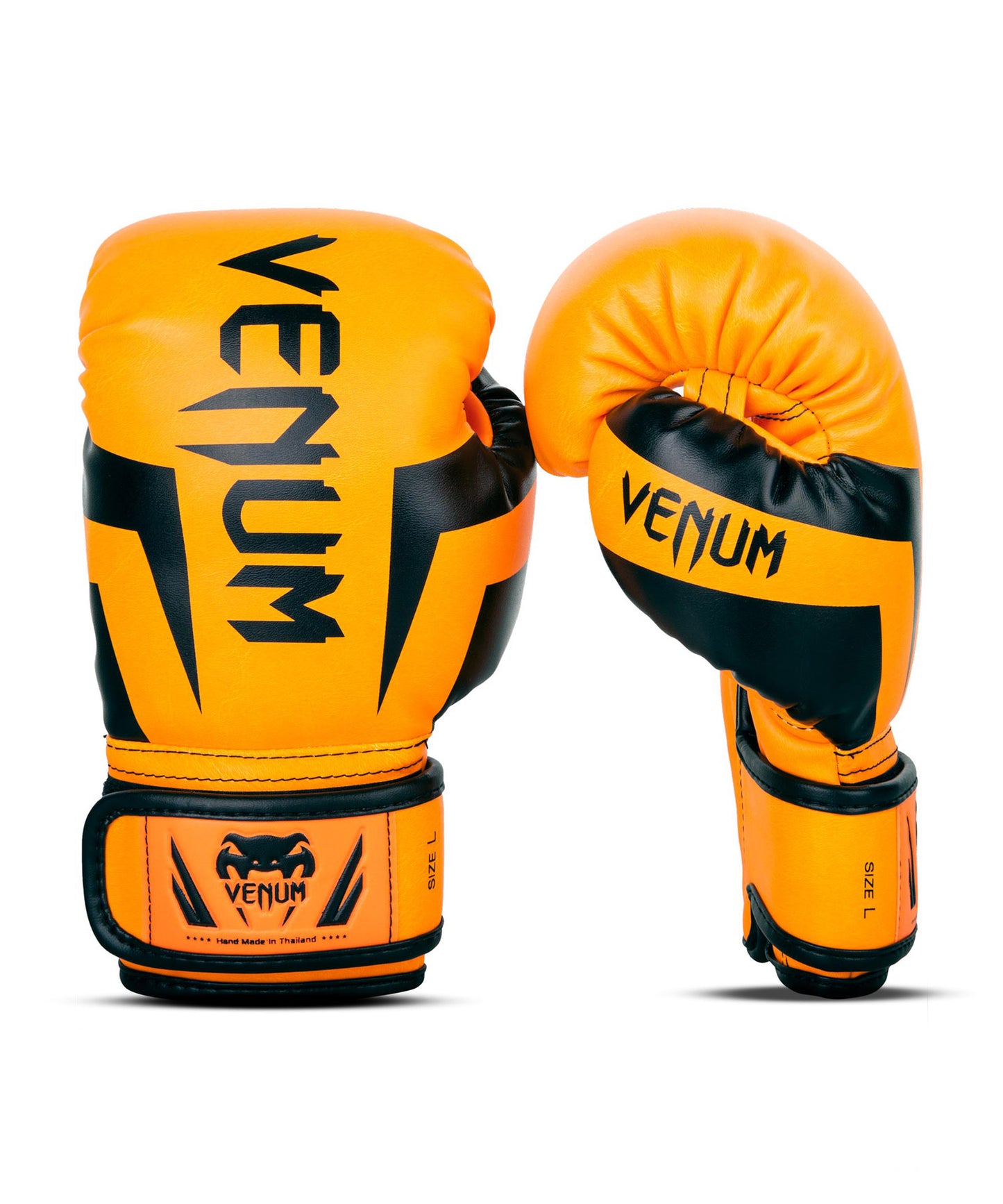 Gants de boxe enfant Venum Elite – Orange Fluo