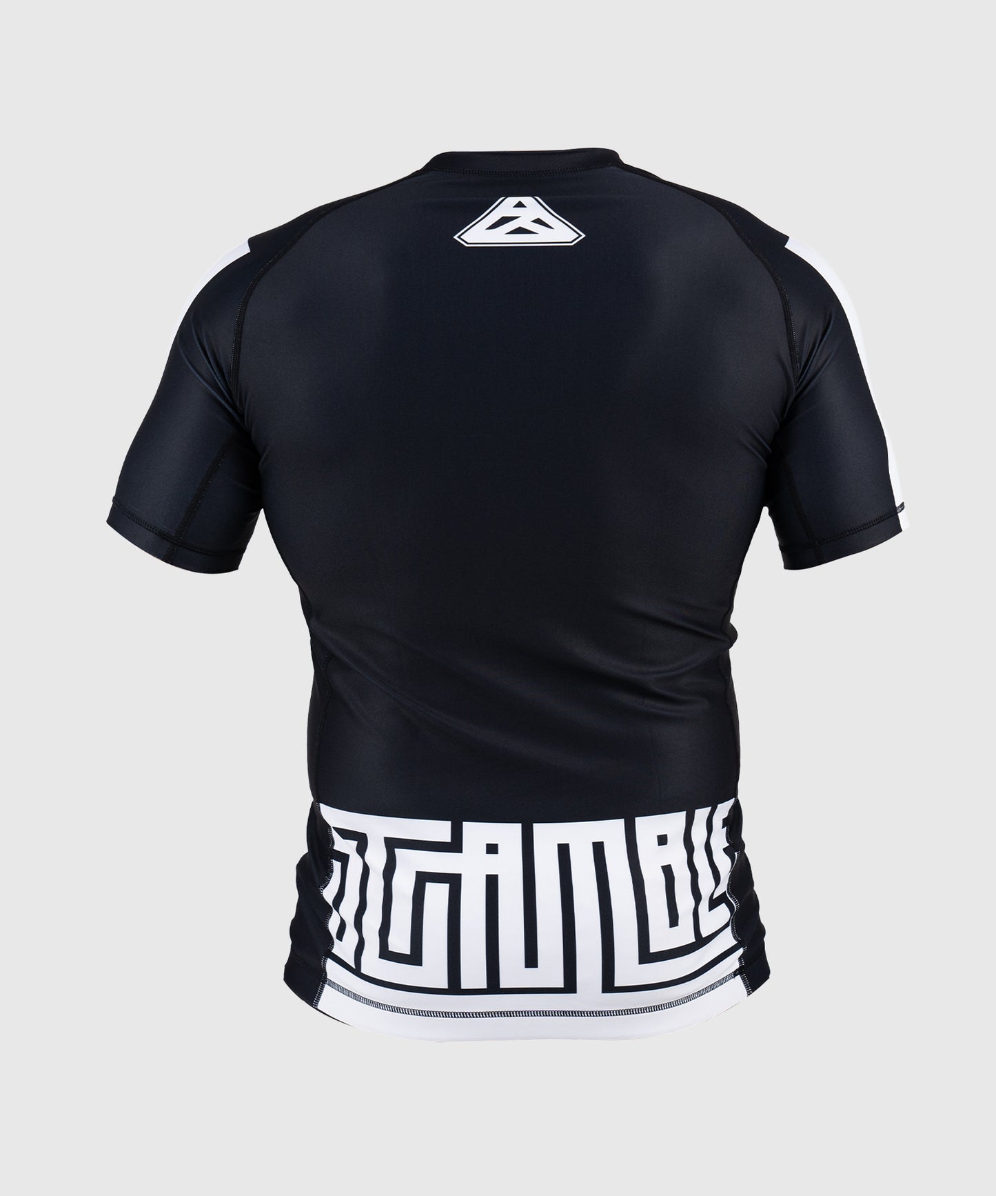 Scramble Ranked Rashguard a Maniche Corte - Nero/Bianco