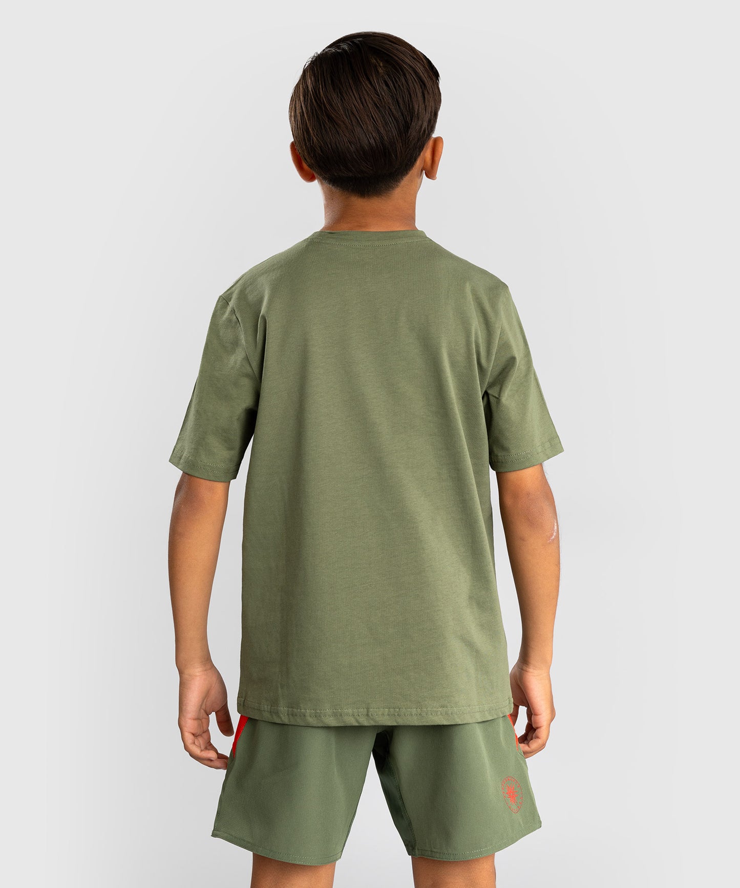 T-shirt pour Enfants Venum Contender - Vert militaire/Orange