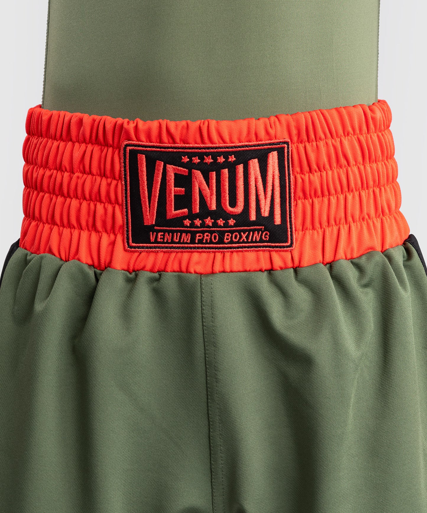 Venum Classic Pantaloni da Boxe per Bambini - Verde Militare/Arancione