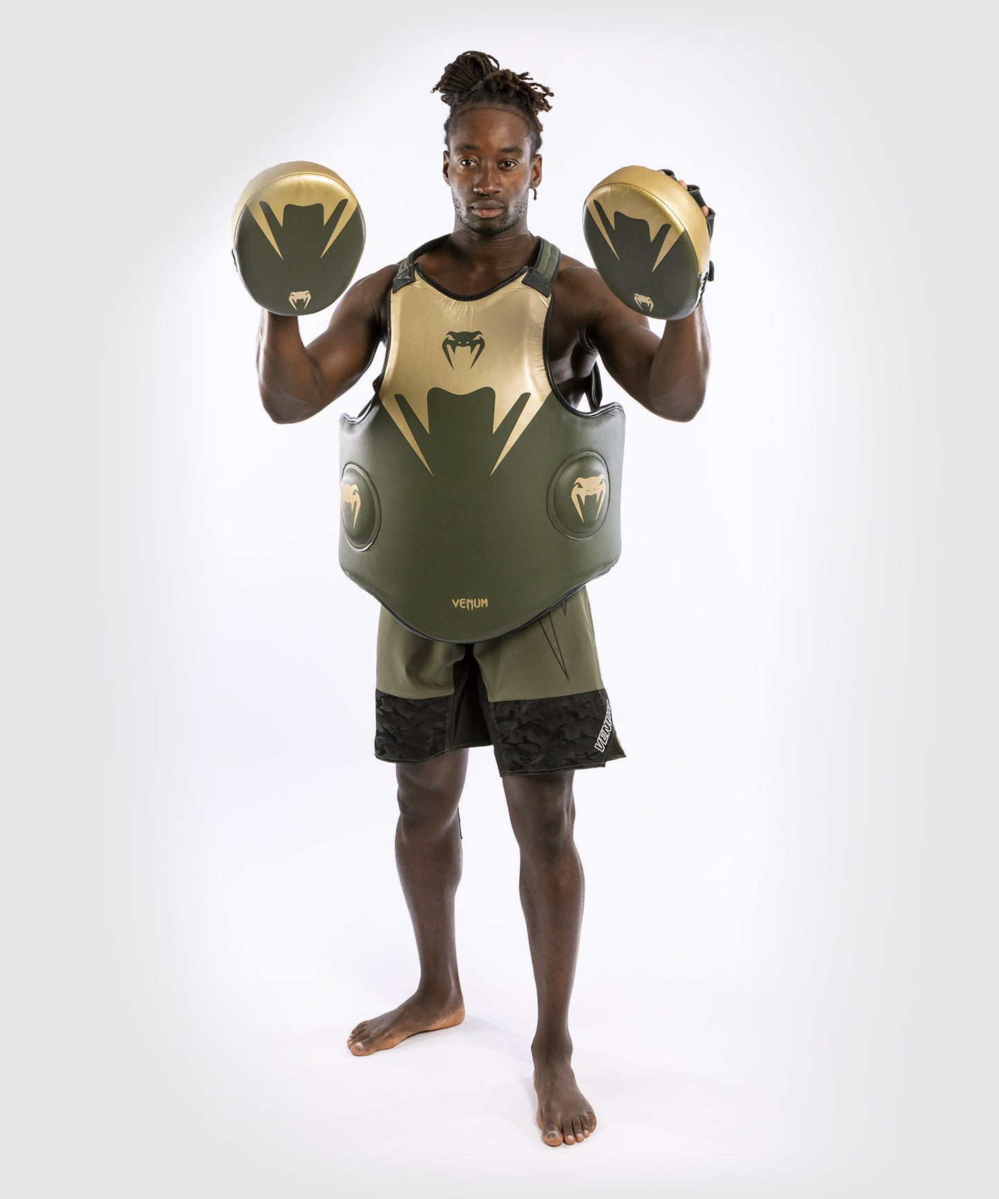 Protection de Corps Venum Pro Boxing – Kaki/Or