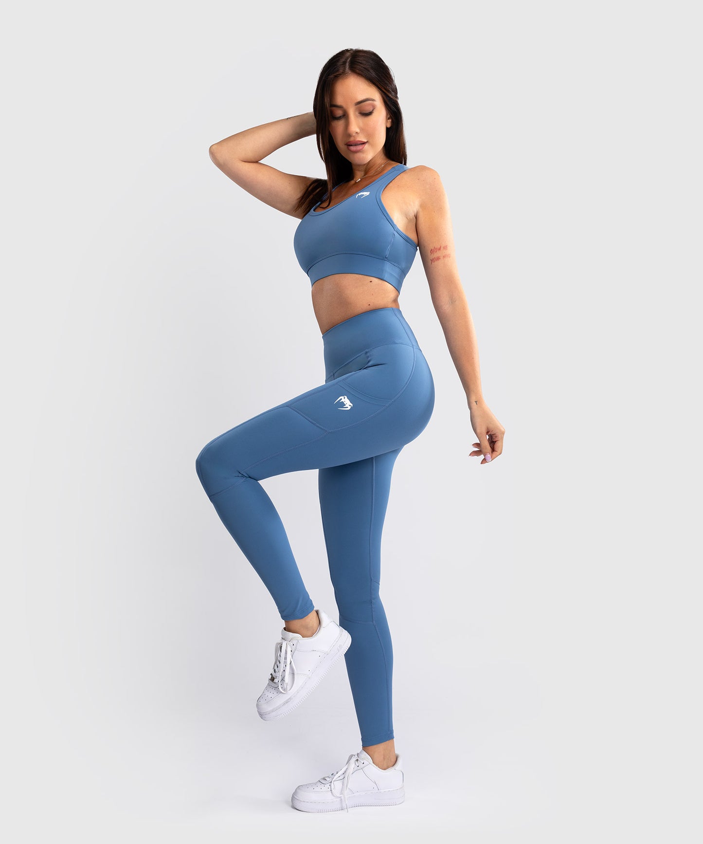 Venum Essential Damen Performance Leggings - Sturmblau