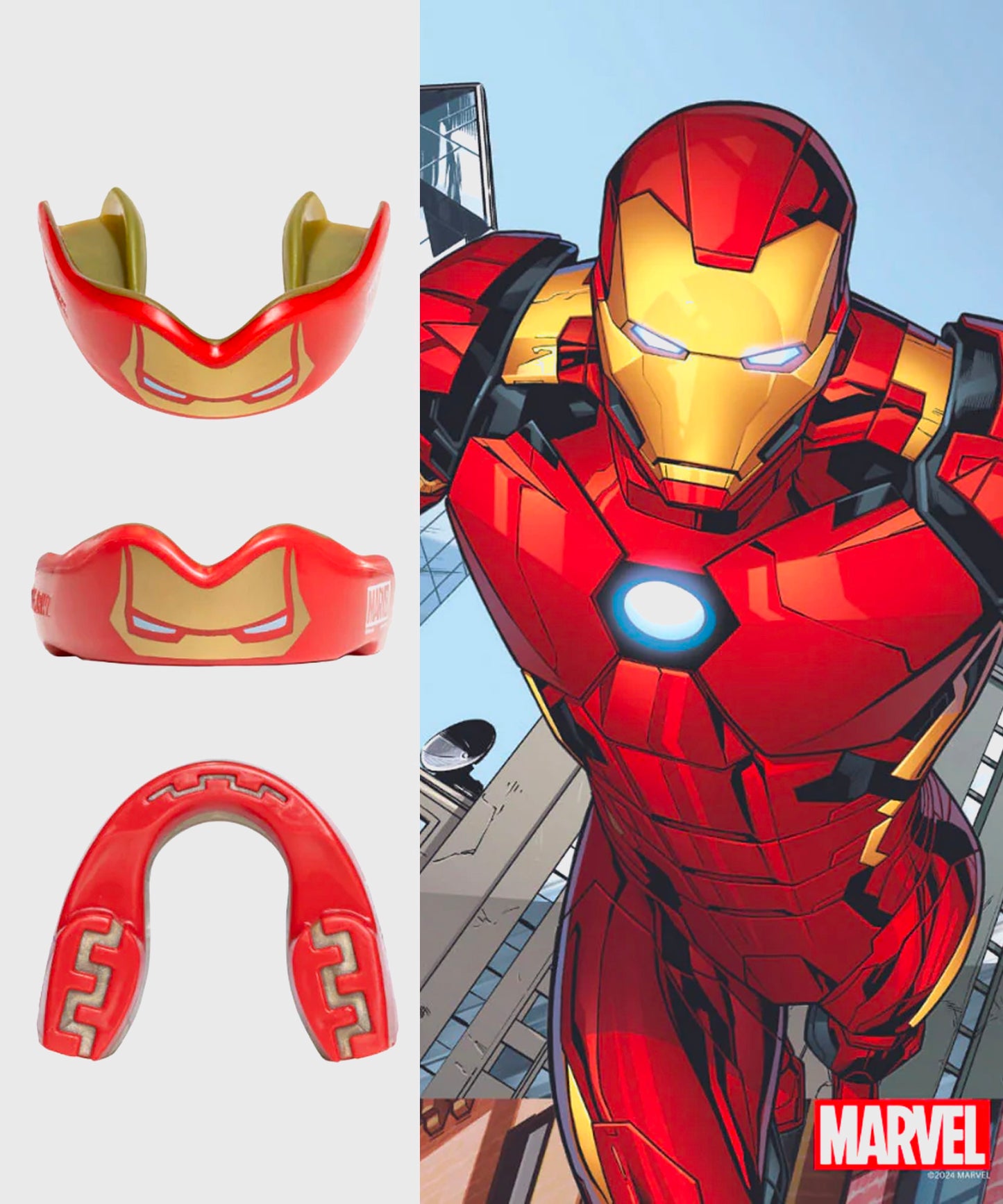 Safejawz Marvel Zahnschutz – Iron-Man – Rot