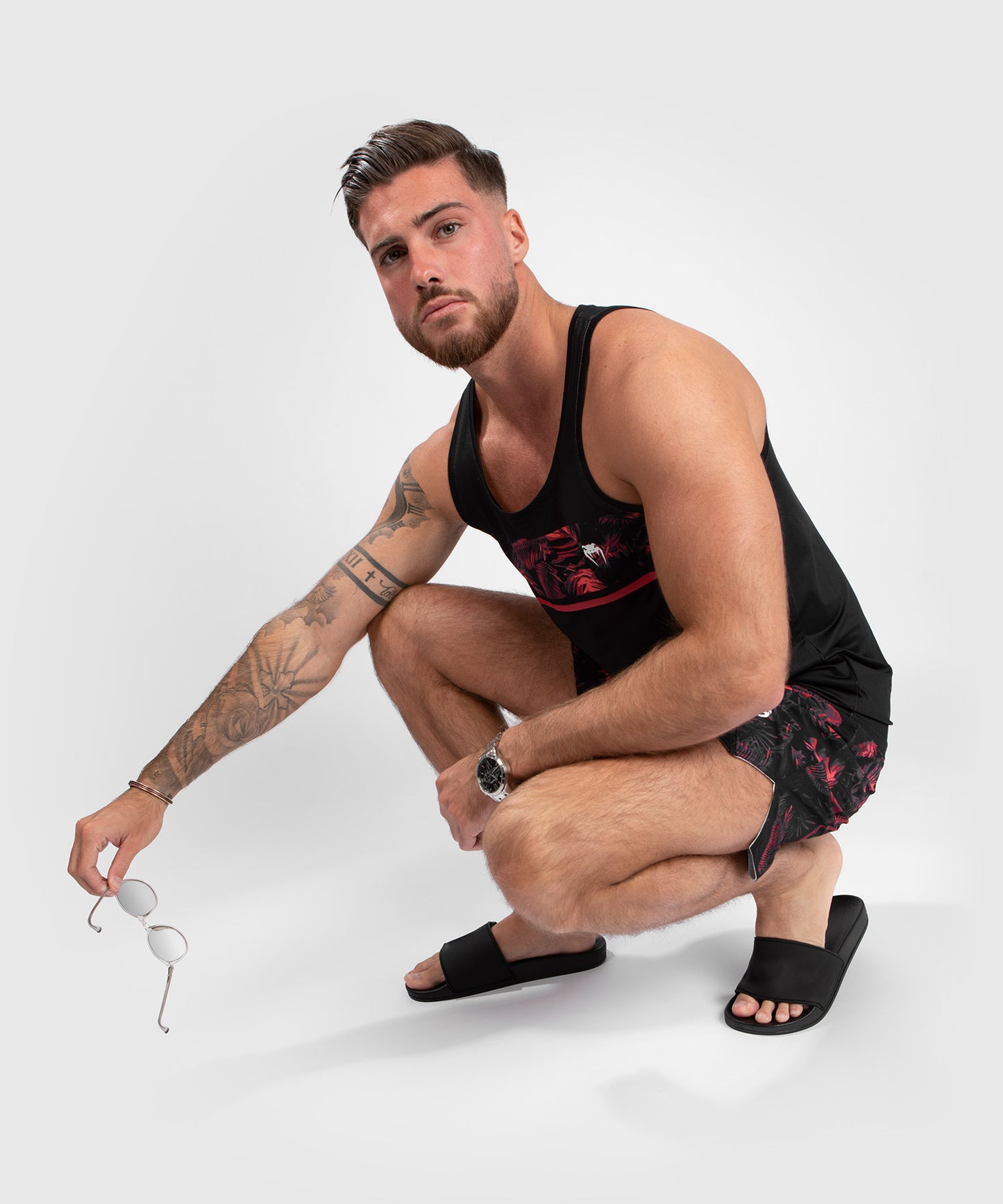 Débardeur Dry Tech Venum Bali Jungle - Rouge