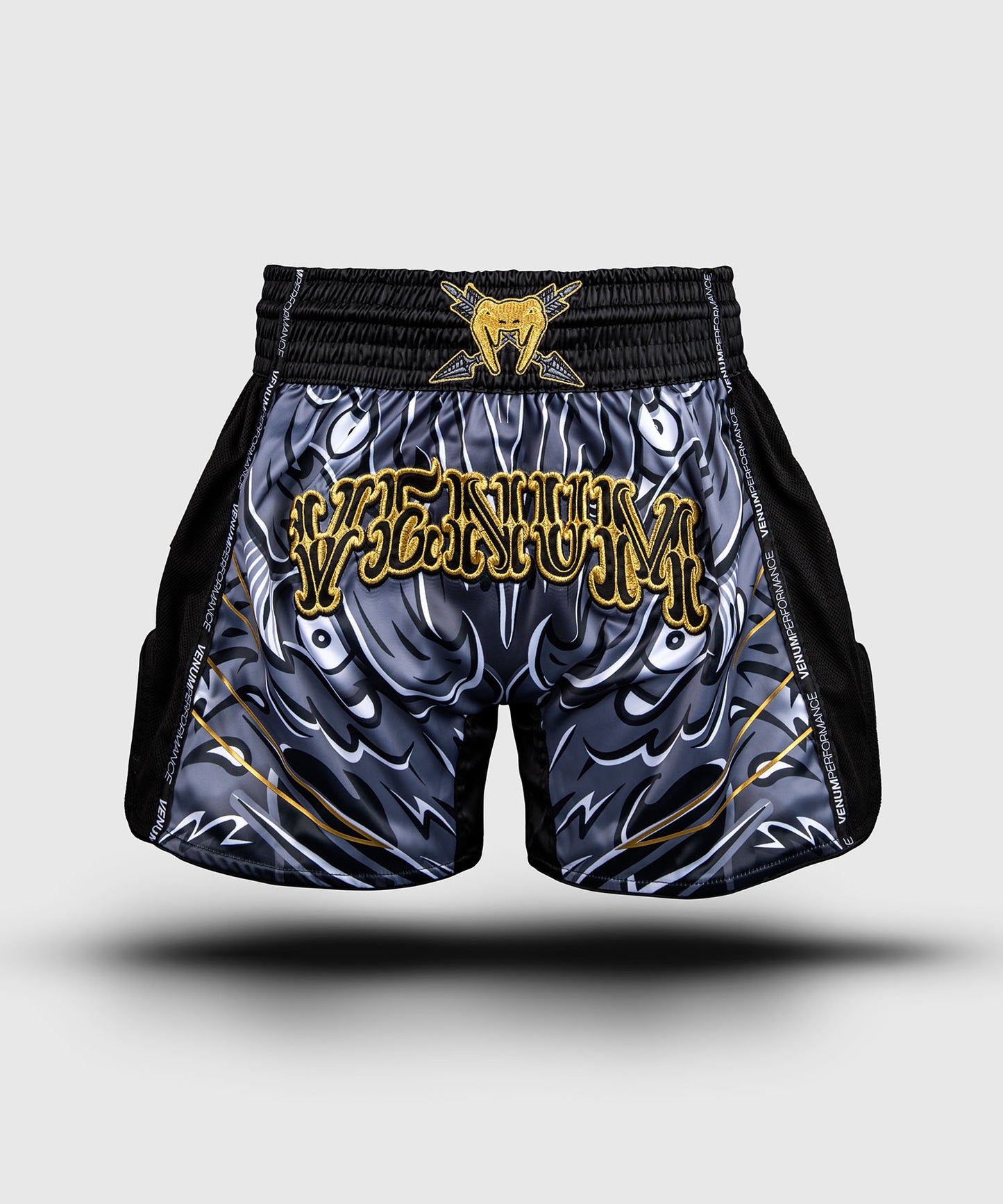Short de Muay Thaï Venum Wolf Atak – Noir/Gris
