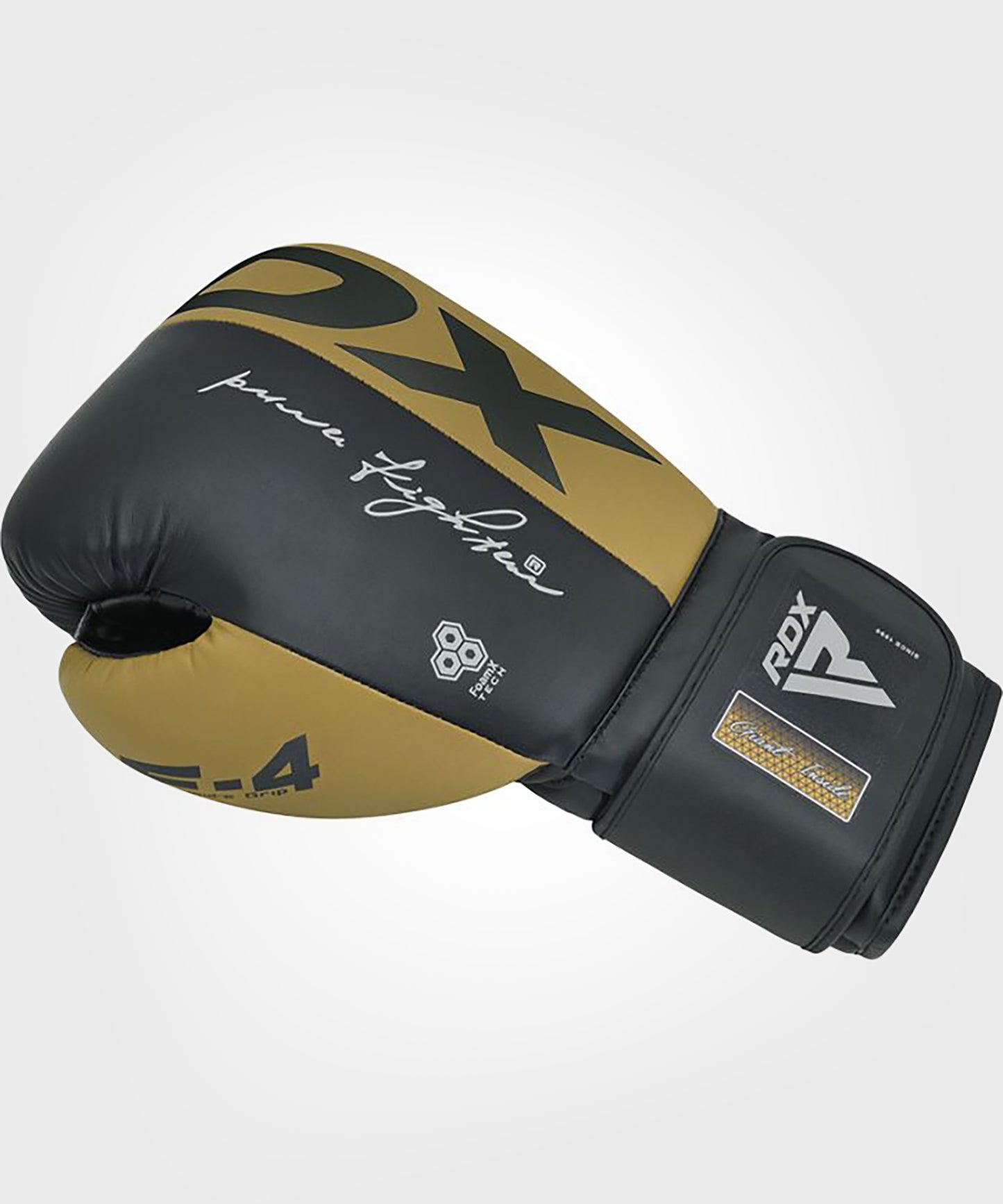 Gants de Boxe F4 Rdx - Noir/Or