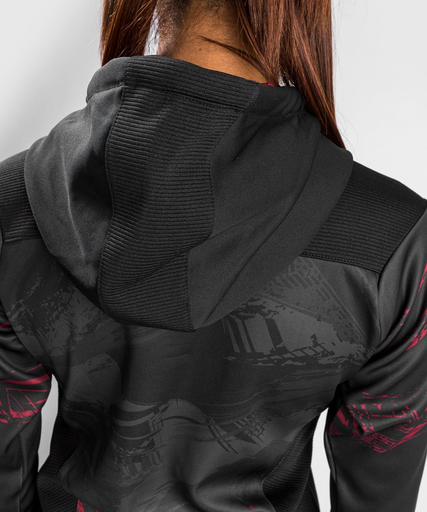 Zipped Sweatshirt UFC Venum Authentic Fight Week 2.0 - For Women - Black/Red