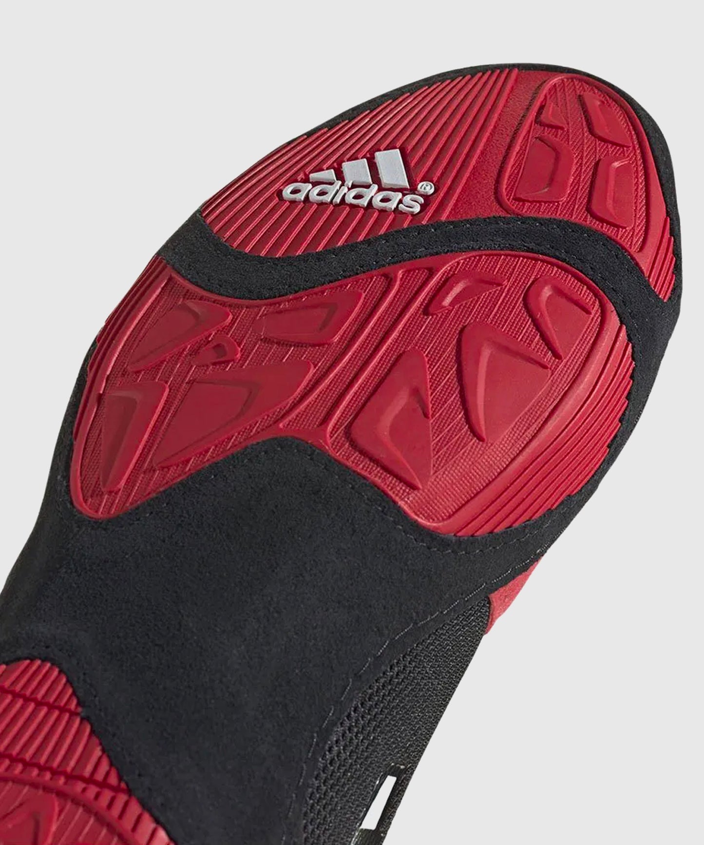 Chaussures de Lutte Adidas Adizero Mat Wizard 6 - Noir/Rouge