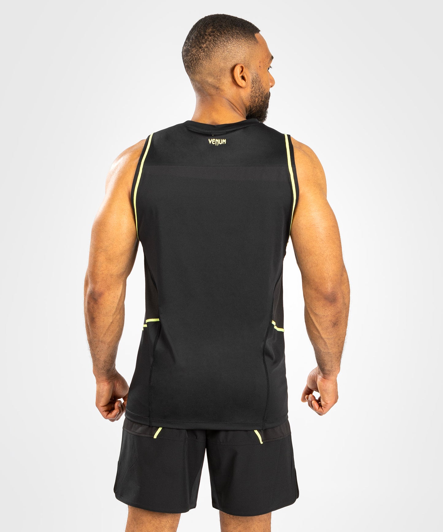 Venum Fusion 2.0 Men’ Dry-Tech Tank Top - Black/Yellow